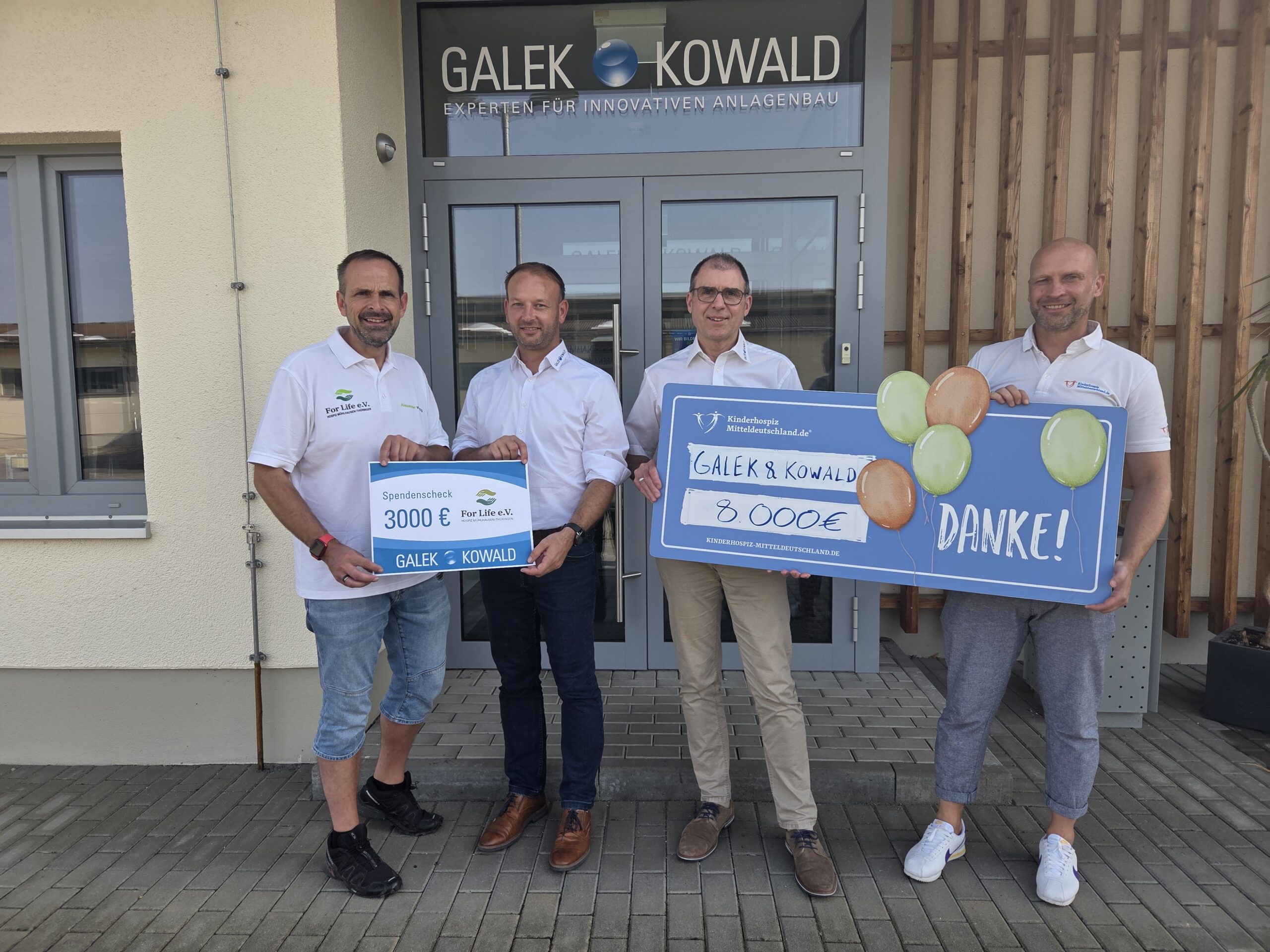 Galek & Kowald_Scheckübergabe